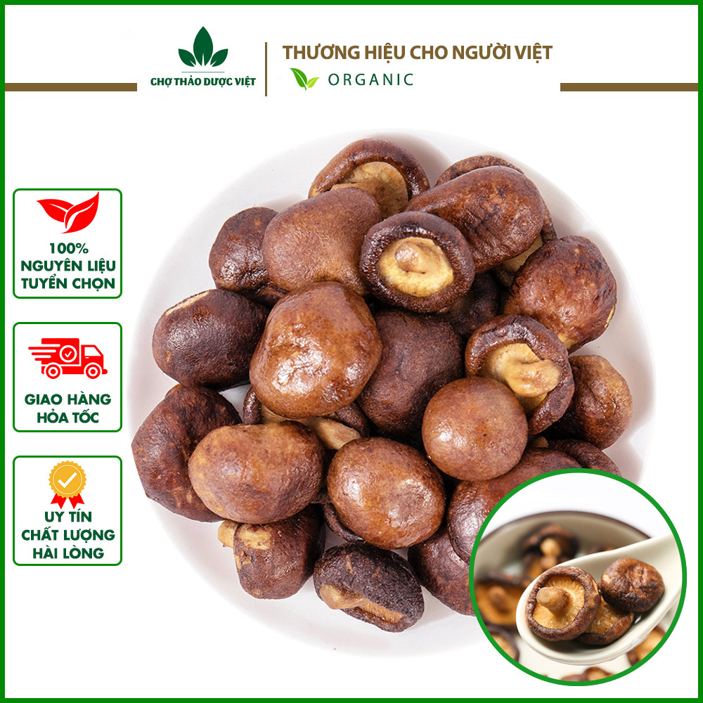  Nấm hương sấy giòn ăn liền 1kg nấm sấy thăng hoa giòn rụm ăn liền thơm ngon - Chợ Thảo Dược Việt 