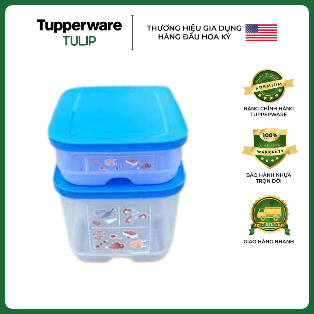 Bộ Hộp Trữ Mát Thực Phẩm Tươi Sống Cool Mate Tupperware Chính Hãng