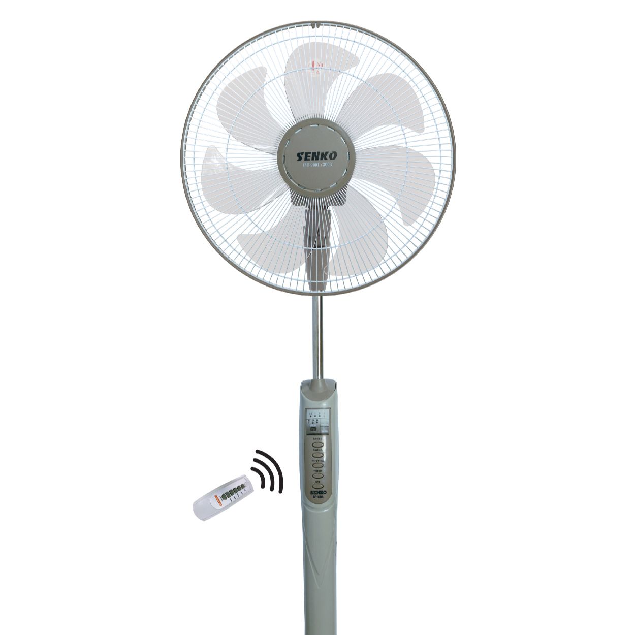 Quạt đứng Senko có điều khiển từ xa DR1608 (65W, 7 cánh) - [ Làm Mát Diện Tích Rộng]
