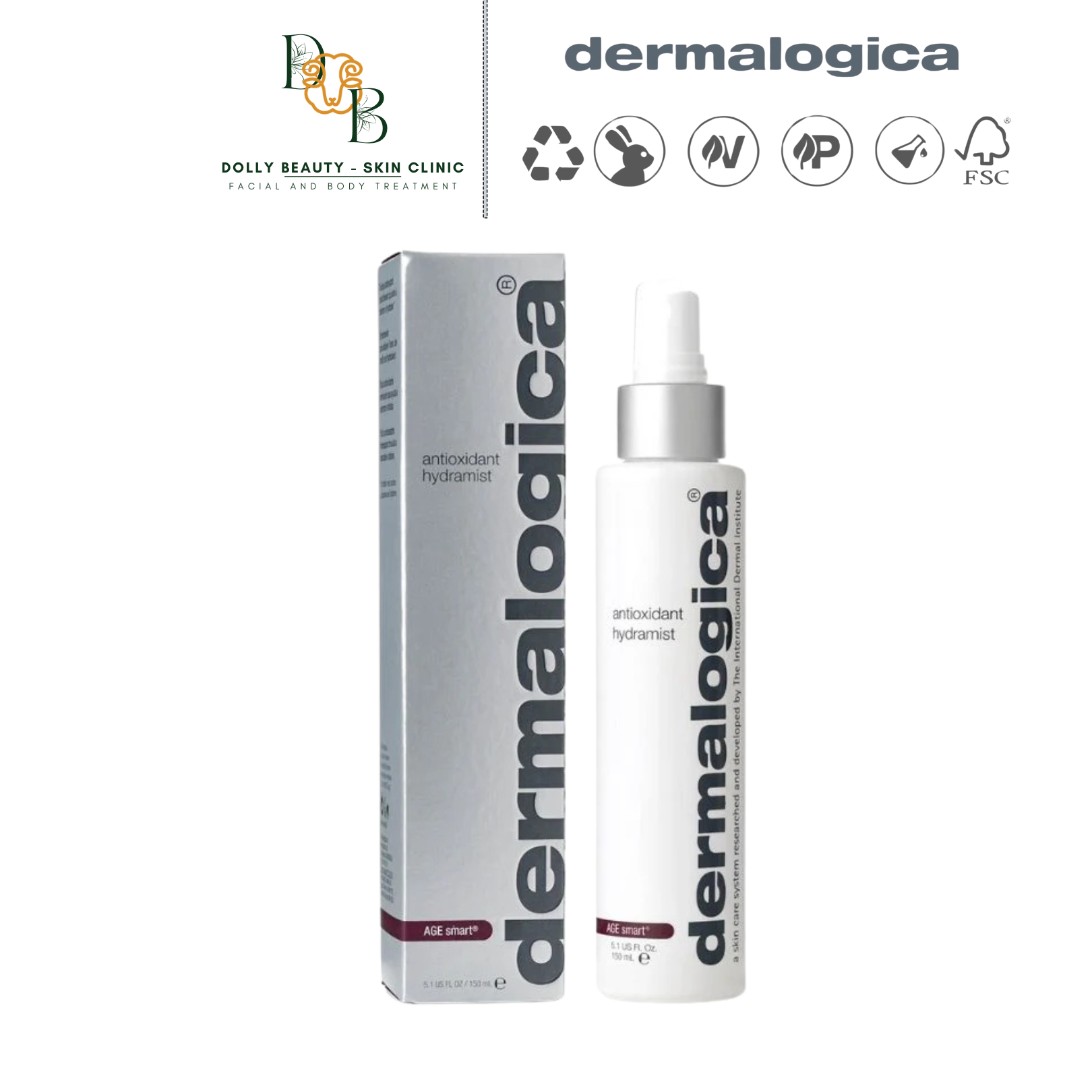 Dung dịch thêm ẩm cho da khô ANTIOXIDANT HYDRAMIST của Dermalogica - Dolly Beauty