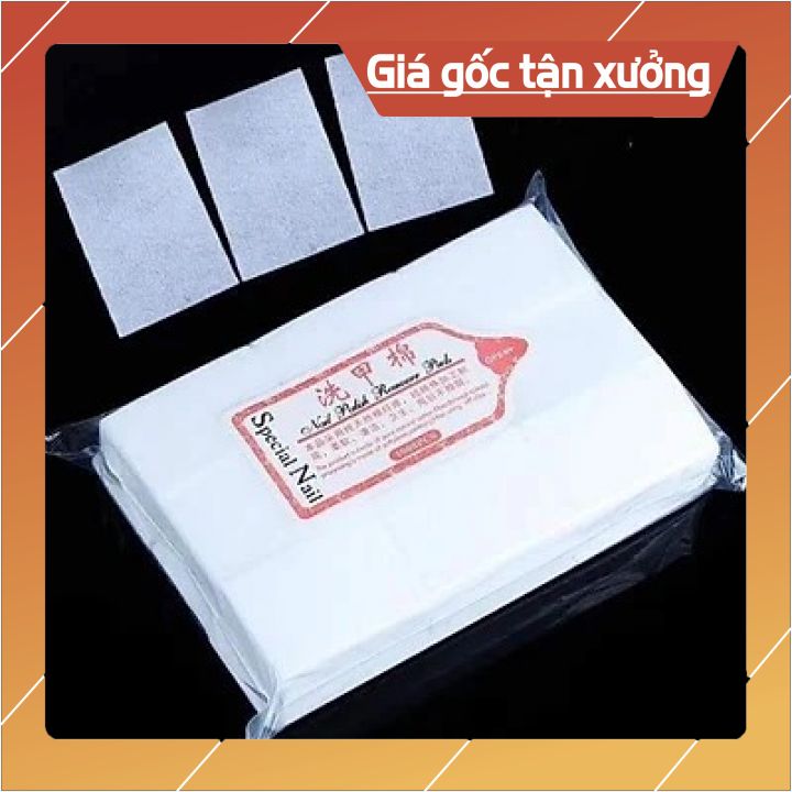 giấy lau gel chất liệu cứng màu tắng dễ lau 1 bịch gồm nhiều tờchuyeenen sử dụng cho salon nail