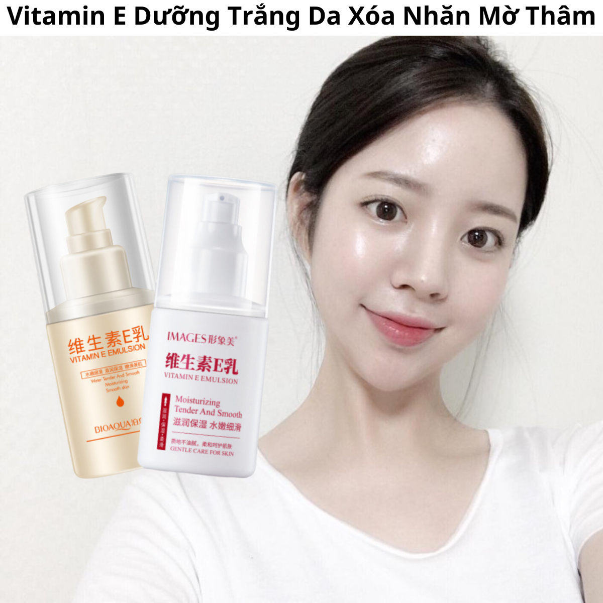 Sữa dưỡng da vitamin e cấp ẩm, làm trắng dịu nhẹ cho da