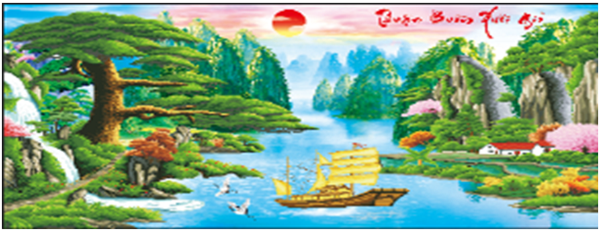Tranh đính đá thuận buồm xuôi gió -DD9221