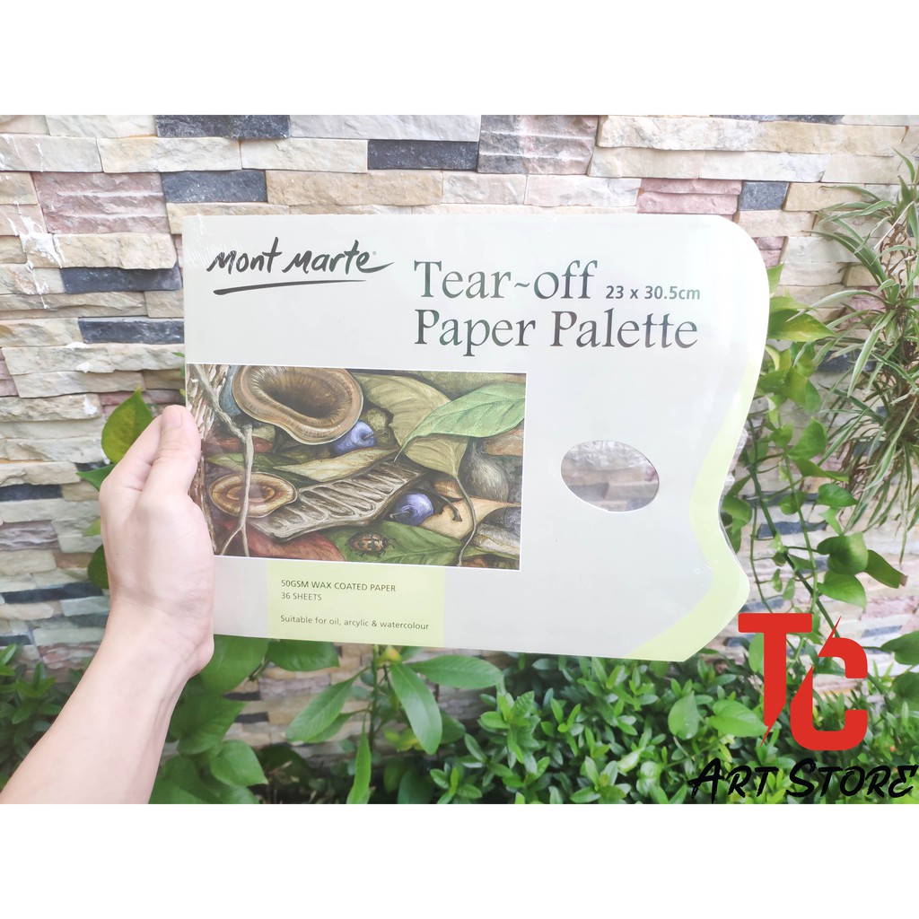 Palette Giấy Mont Marte Tear Off Paper Palette - Bảng Pha Màu Giấy