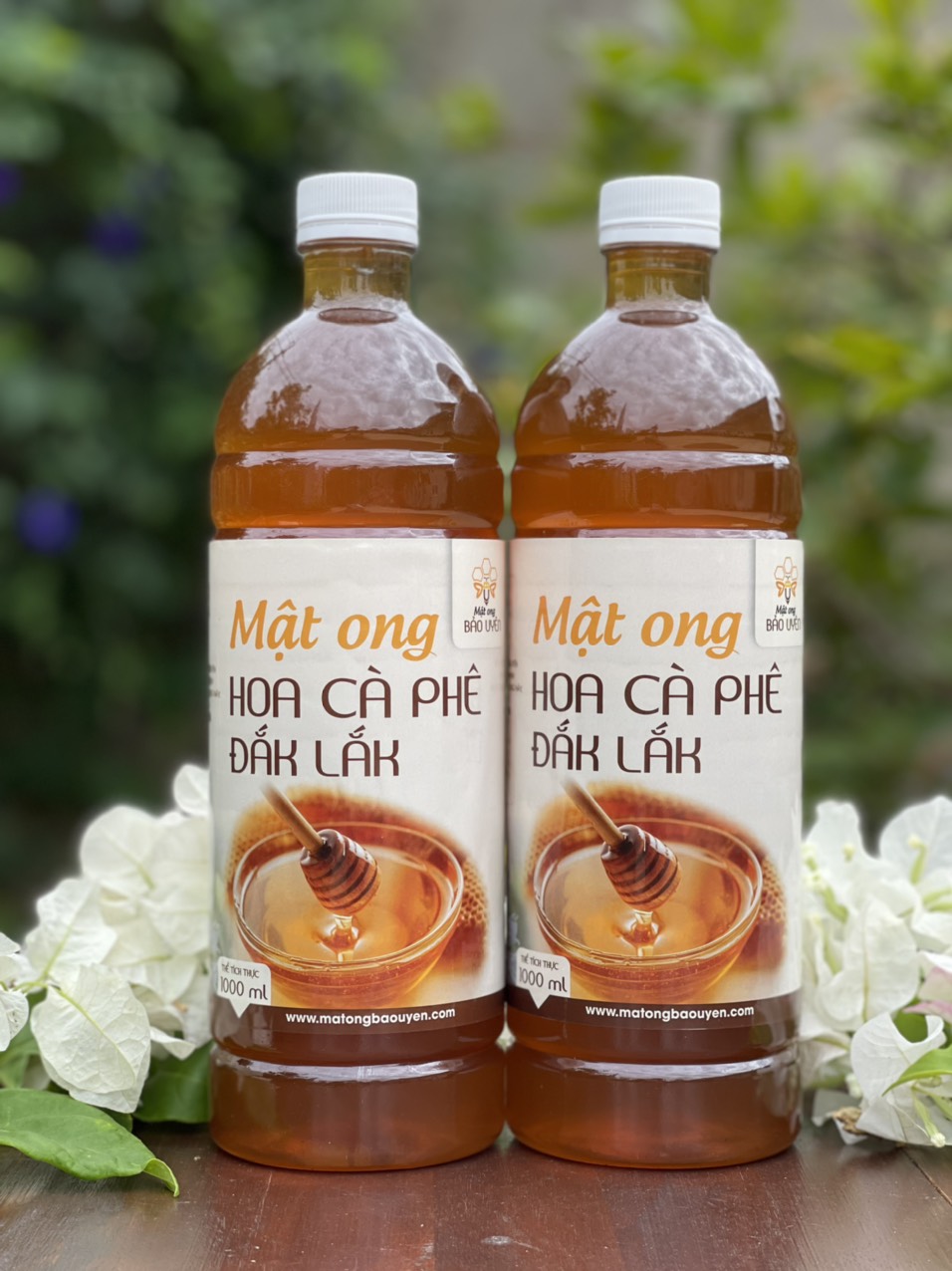 Combo 2 lít mật ong hoa cà phê Đắk Lắk nguyên chất 1 lít