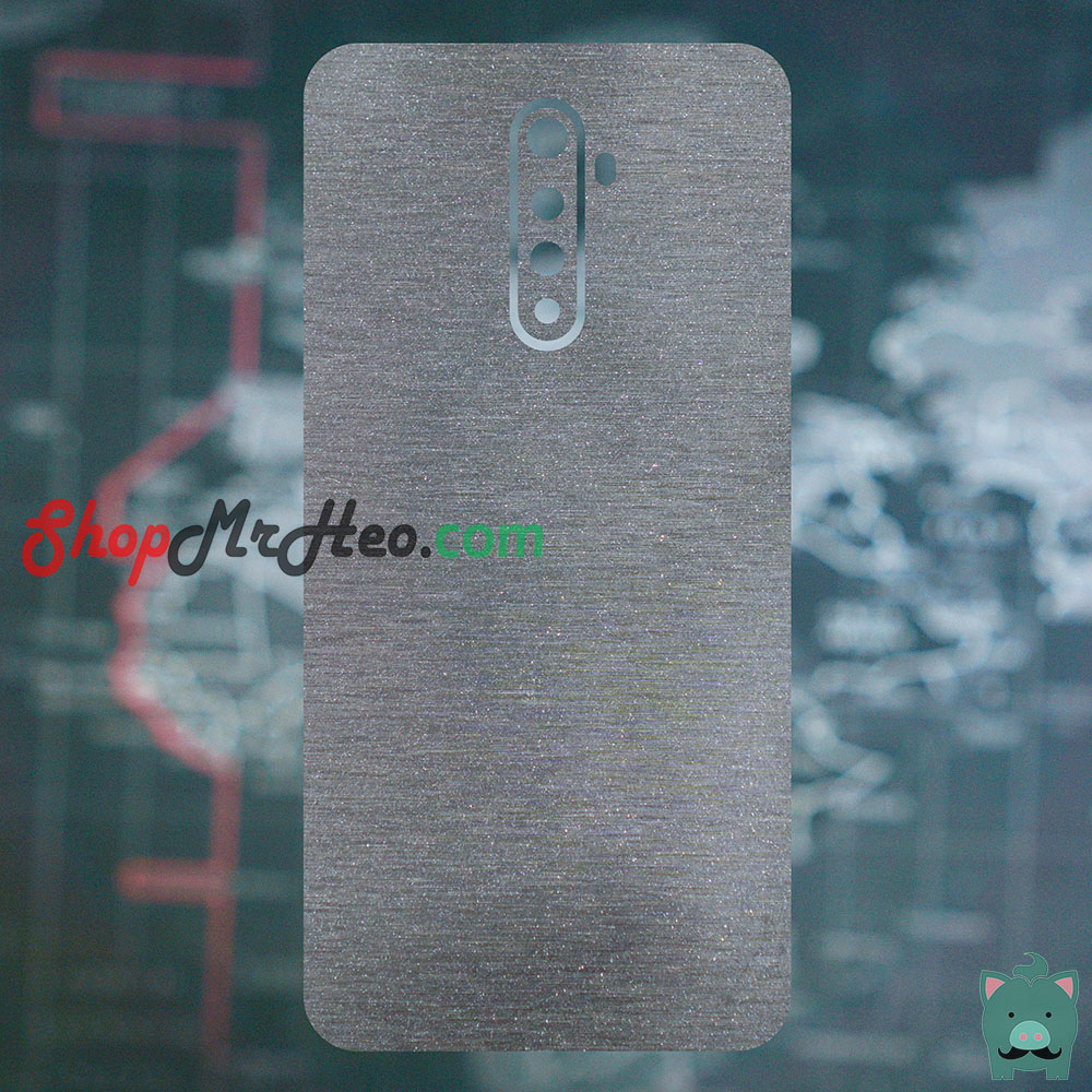 [HCM]Skin Dán Mặt Sau Lưng Vân Nhôm OPPO Reno ACE - Realme X2 Pro