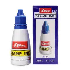 Mực đổ Con Dấu Shiny ( stamp ink ) (28 ml/ lọ ) ( màu xanh )