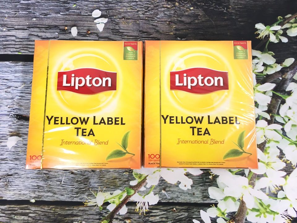 Trà lipton nhãn vàng 100 gói x 2g - thanh nhiệt giảm cân