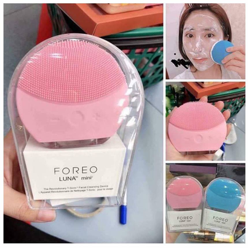 MIỄN PHÍ VẬN CHUYỂN - Máy rửa mặt Foreo, Máy rửa mặt massage da mặt hiệu quả,Máy Massage Loại Bỏ 100% BỤI BẨN - Làm Sạch Da Mặt Nhanh Chóng - MÀU NGẪU NHIÊN