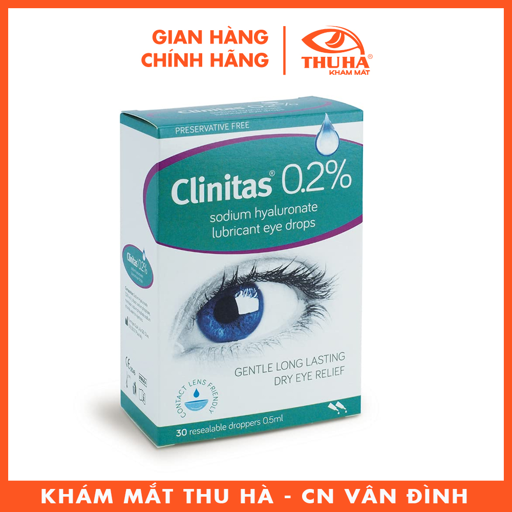 [Nhập RS0822 giảm 30k cho đơn 99k]DUNG DỊCH NHỎ MẮT CLINITAS® 0.2%