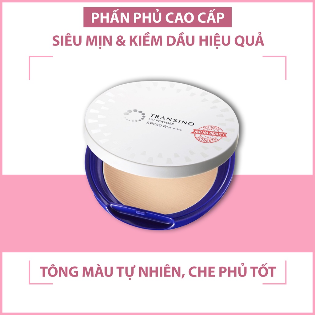 Phấn phủ cao cấp transino uv powder spf50/pa++++