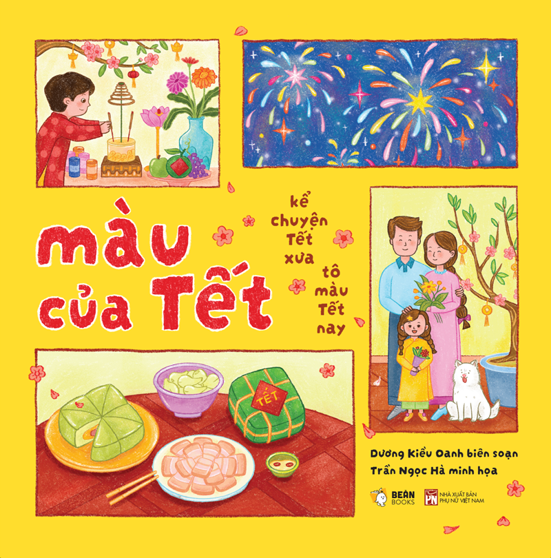Sách tô màu - Màu của tết
