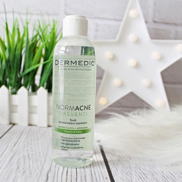 Toner cho da dầu mụn NORMACNE Cleansing And Regulating Skin Toner Dermedic 200ml