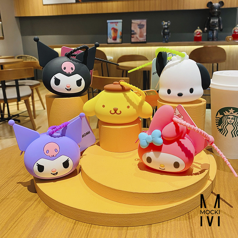 Móc khóa túi cinnamoroll, kuromi, my melody, pompoompurin