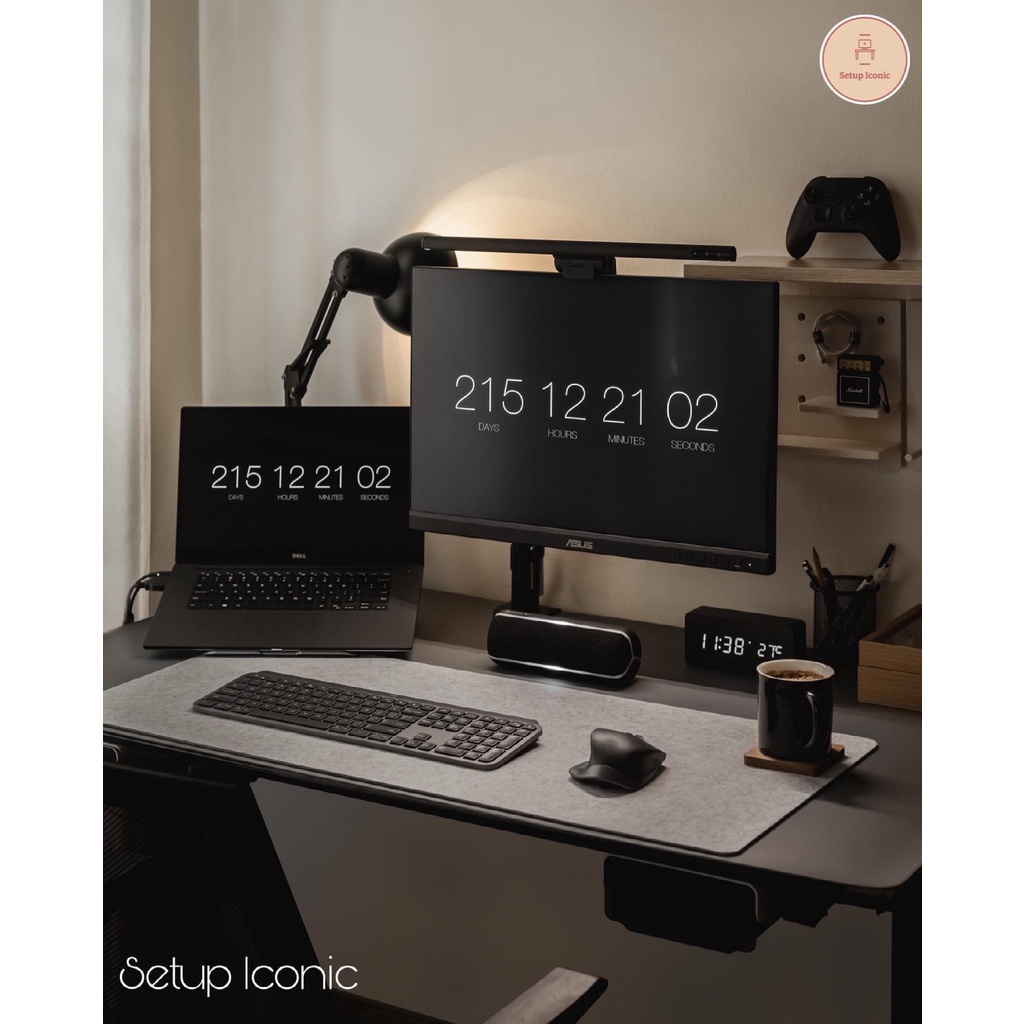 Deskpad - Thảm nỉ trải bàn làm việc chống trượt
