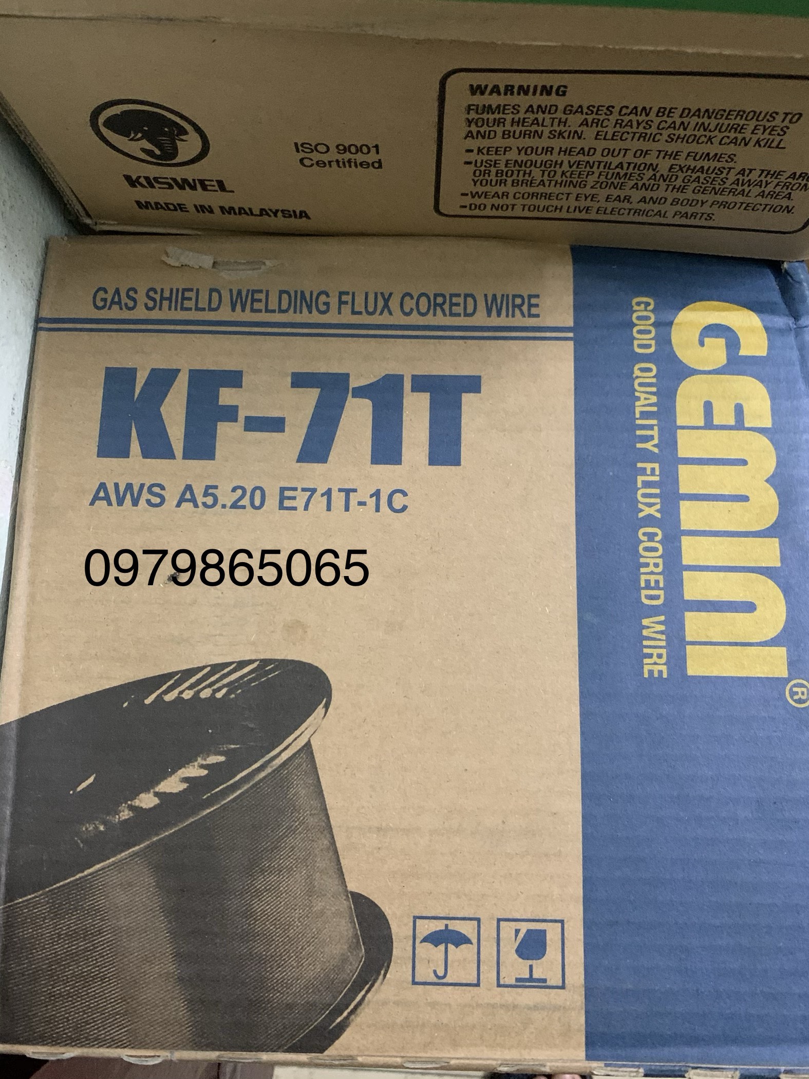 Dây hàn lõi thuốc kim tín kf-71t 15kg