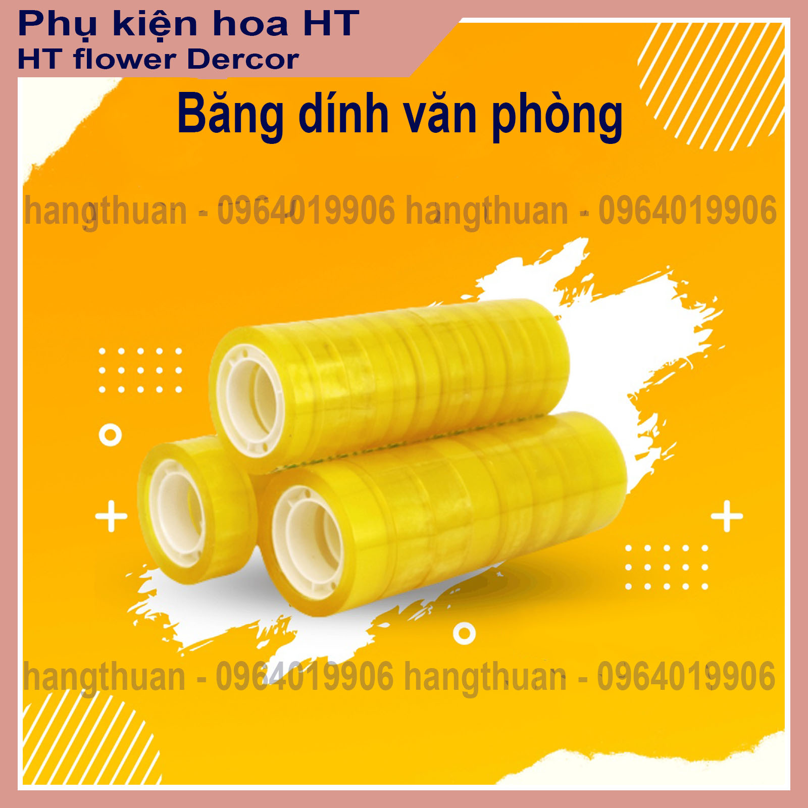 Cây băng dính nhỏ 1f, 2f siêu dính