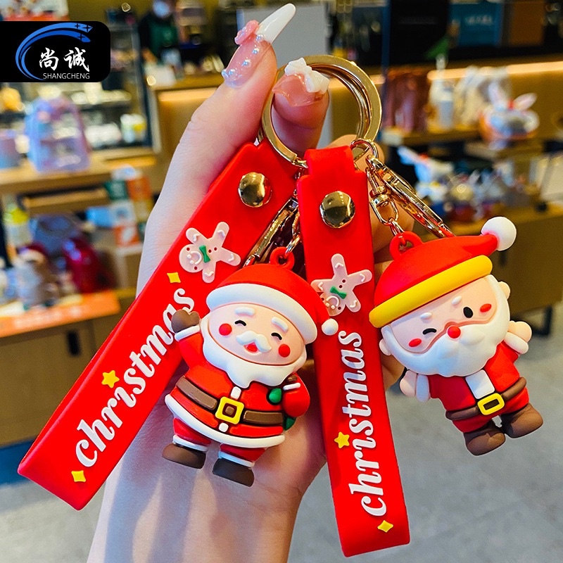 Móc khoá “ Noel “ tặng quà giáng sinh ý nghĩa , dùng treo balo móc khoá cute