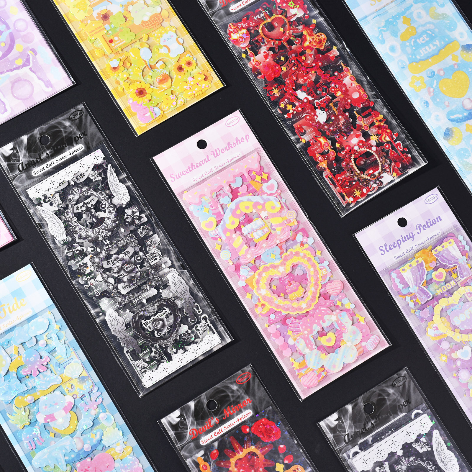 Set 4 Miếng Sticker Gấu