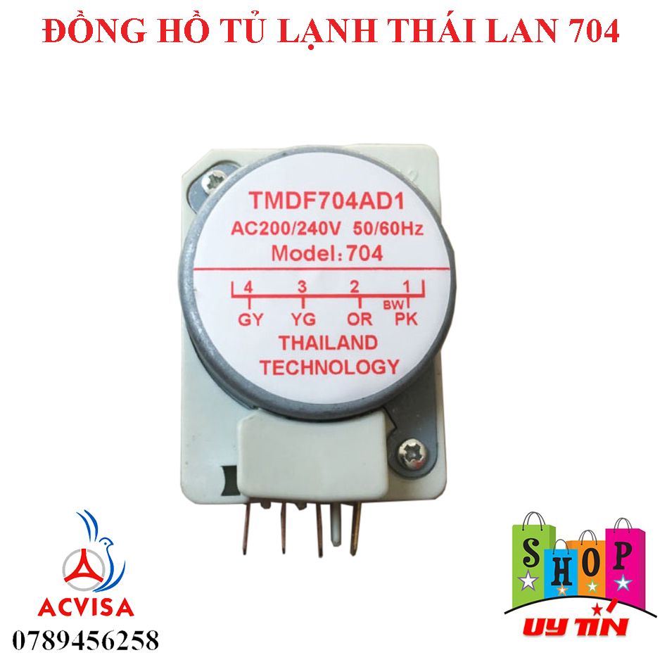 Đồng hồ tủ lạnh thái lan 704