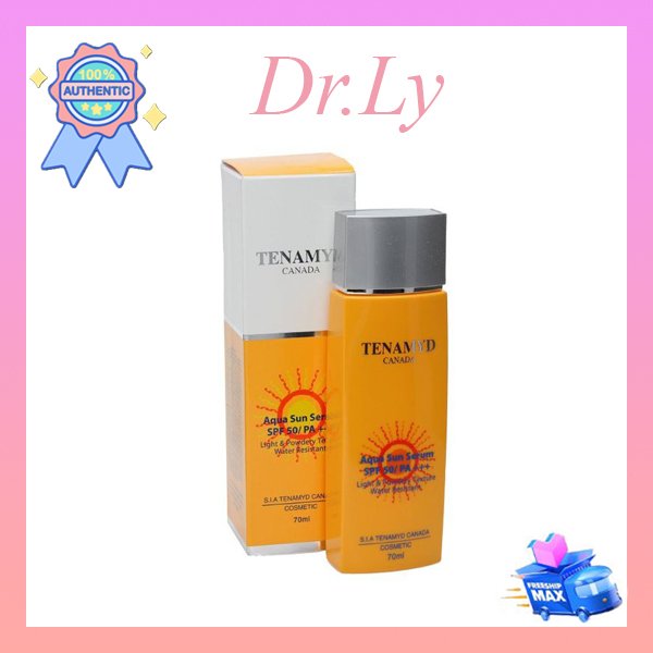Huyết thanh chống nắng TENAMYD - AQUA SUN SERUM SPF 50 [Hàng chính hãng]