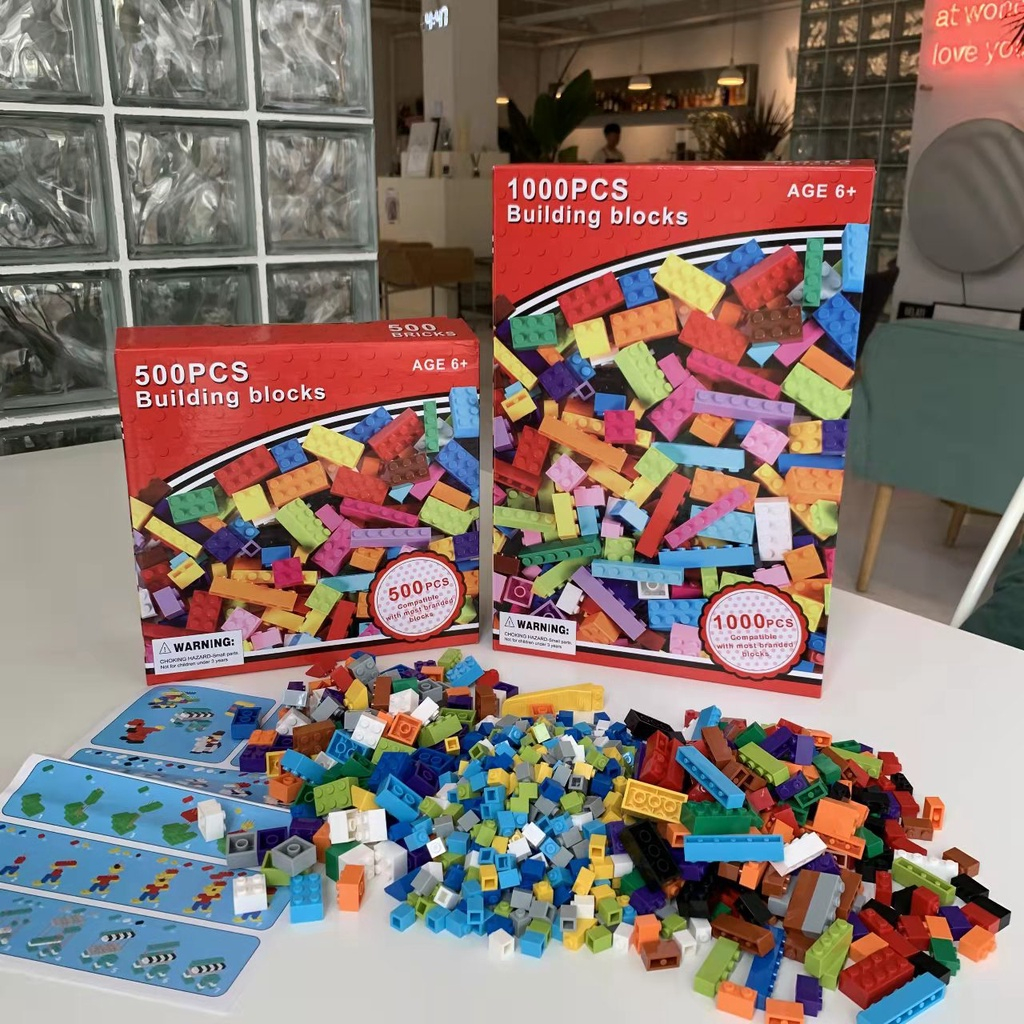 Đồ chơi xếp hình lắp ráp 500 1000 chi tiết, Lego xếp hình đa dạng giành cho bé, phát triển trí tuệ cho bé.