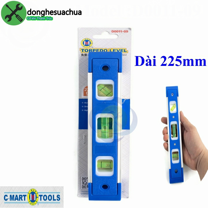 Thước thủy c-mart d0011-09 có từ chiều dài thước 225mm