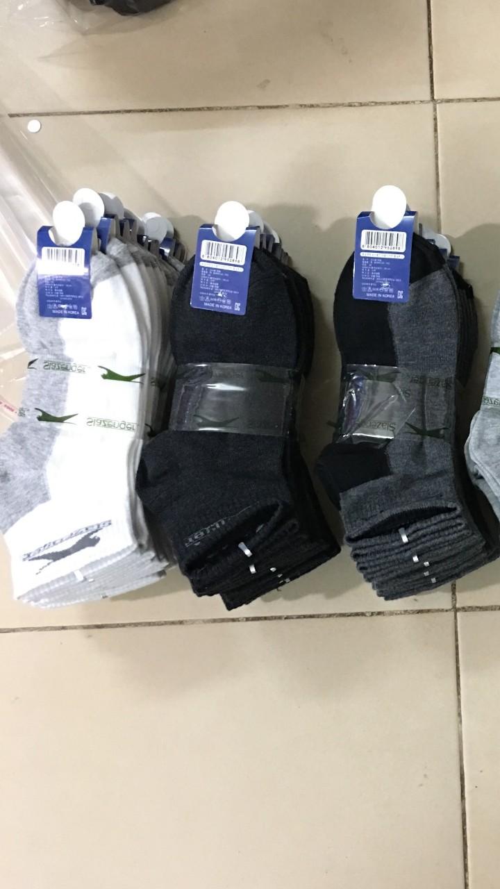 Set 5 đôi tất nam cao cổ xuất Hàn Slazenger