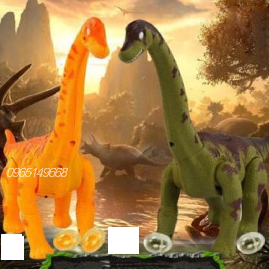 Đồ chơi Khủng long đẻ trứng + phát sáng cho bé