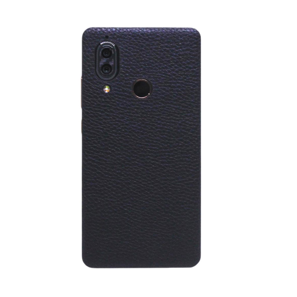 [HCM]Ốp da dán cho Sharp S3 da bò nhập khẩu cao cấp màu đen vân