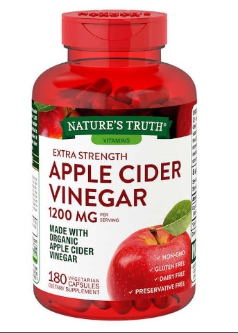 Viên uống Giấm táo hữu cơ Nature's Truth Apple Cider Vinegar Mỹ 1200mg