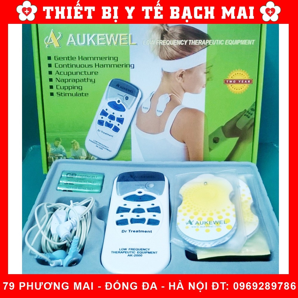 ◘✗ Máy Massage Điện Xung Trị Liệu Aukewell AK2000 [04 Miếng Dán]