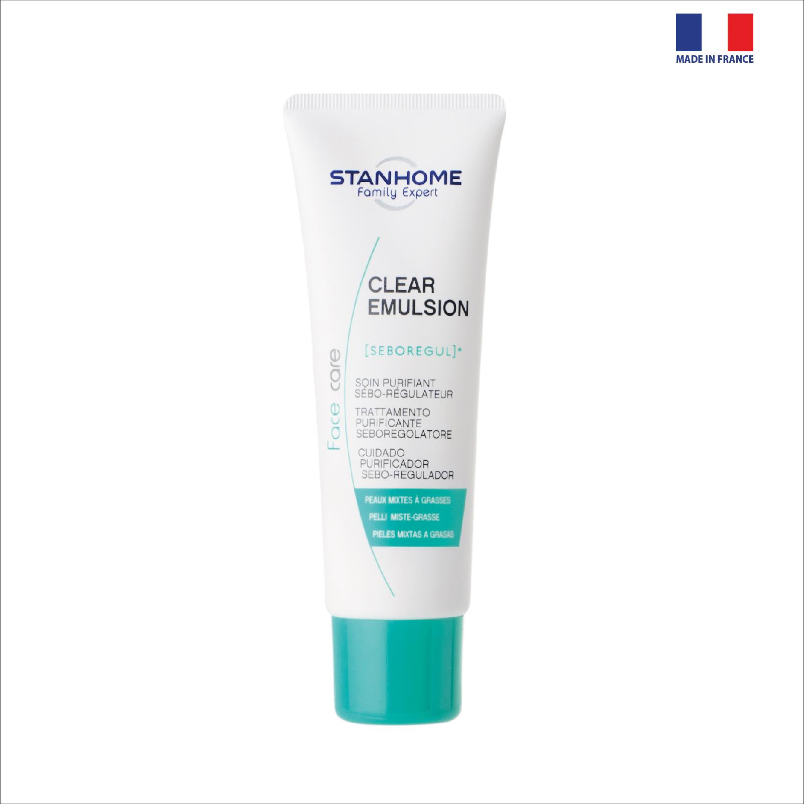 CLEAR EMULSION- Kem dưỡng ẩm, se khít chân lông cho da dầu mụn 40ml- Version Mới