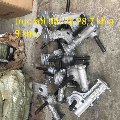 Trục xới đất 26,28,7 khía 9 khía - y78