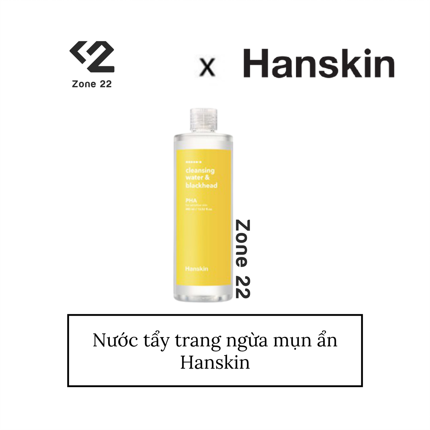 [HCM][ZONE22]Nước tẩy trang Hanskin PHA Cleansing Water & Blackhead