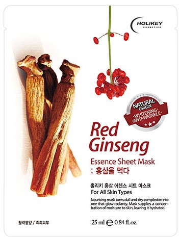 Mặt nạ nhân sâm đỏ giúp trẻ hoá và dưỡng ẩm cho da holikey holikey red ginseng essence sheet mask