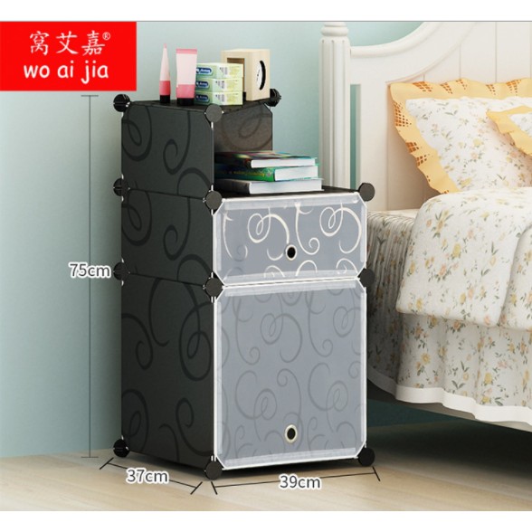 Tủ đầu giường - tủ nhựa ghép