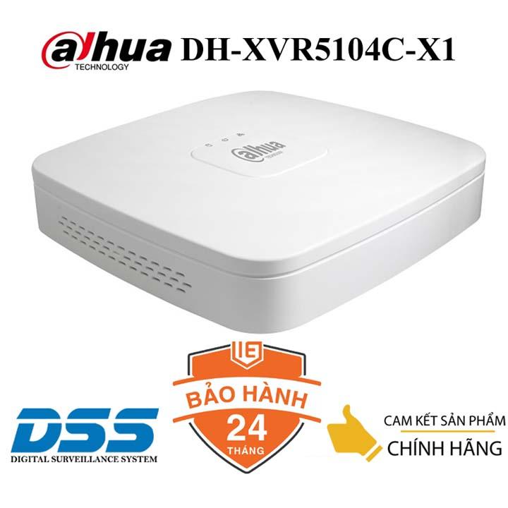 Đầu ghi hình camera 4 kênh 2mpx Full HD Dahua DH-XVR5104C-X1 DSS Việt Nam