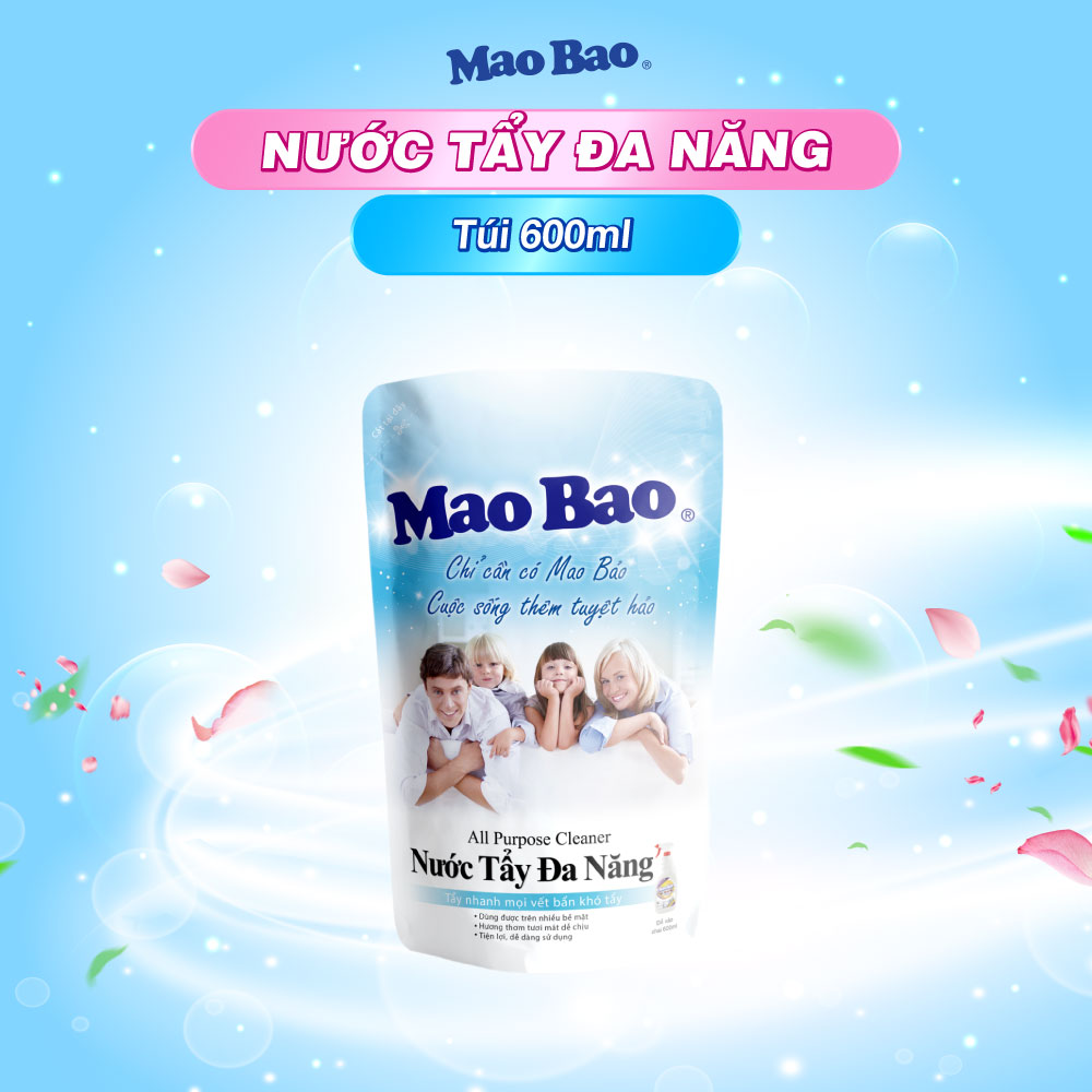 Nước tẩy đa năng mao bao túi 600ml