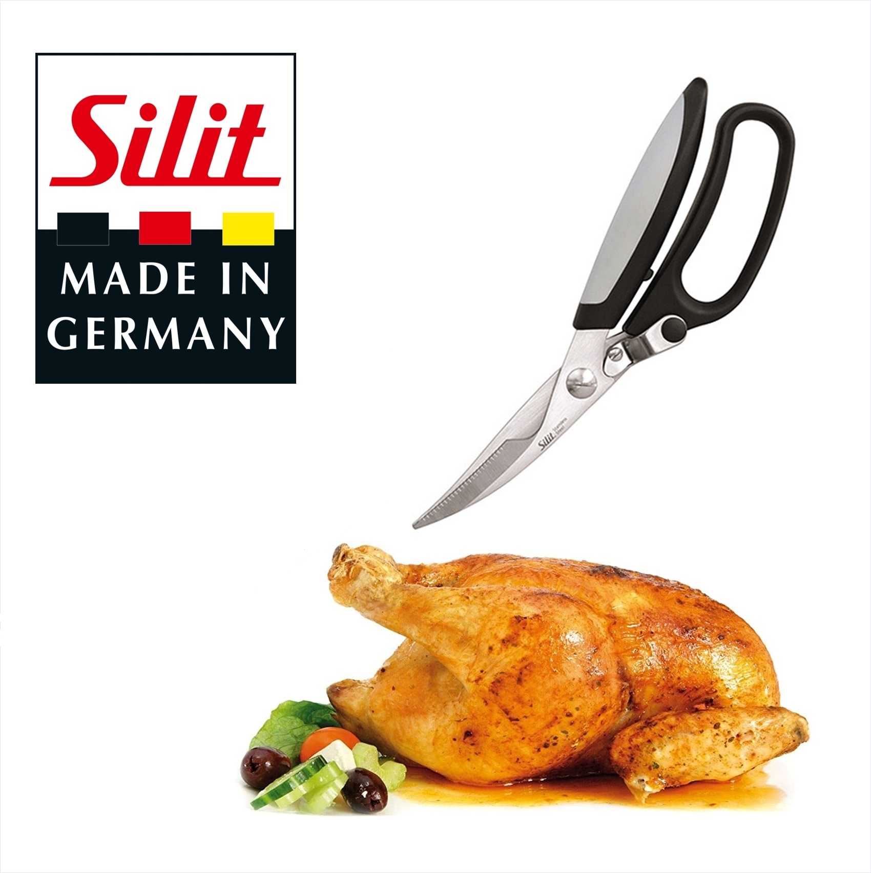 Kéo cắt gà cao cấp silit pollo cắt ngọt, sạch sẽ - hàng nhập đức