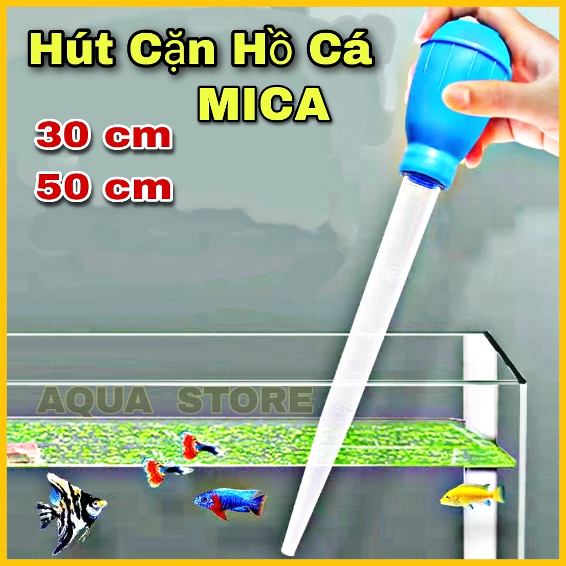 Ống hút cặn Hồ Cá Cảnh - Chuyên dụng để hút cặn bẩn bể Cá Cảnh