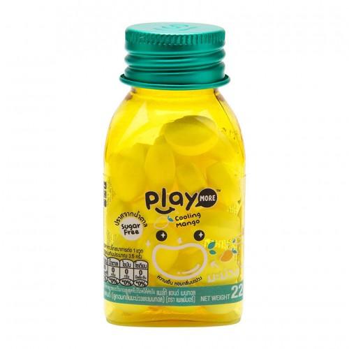 Kẹo ngậm play more dưa hấu hũ 22g vị xoài