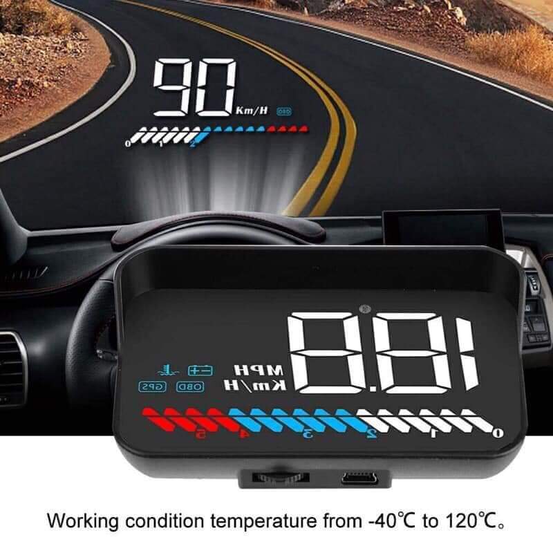 Thiết bị hiển thị tốc độ HUD M7 - Chống chói mắt