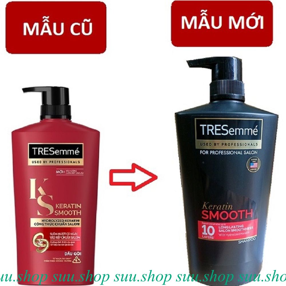 Dầu gội TRESemme Keratin Smooth 850g chính hãng