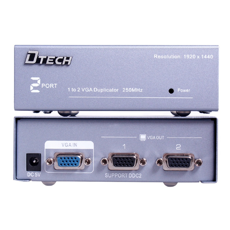 Dtech 16600 Dt-7252 1-2 bộ chia vga