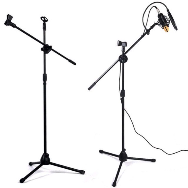 Bộ Chân Để Mic Đứng Boom star để được các loại mic như thu âm và karaoke bảo hành 01 tháng