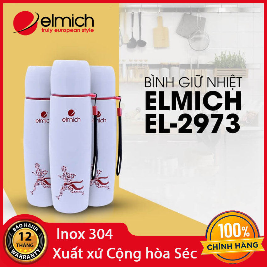 Bình giữ nhiệt dung tích 500ml Elmich Themos EL-2973 xuất xứ CH Séc chính hãng, bảo hành 12 tháng