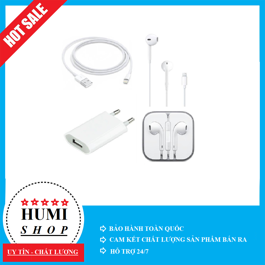 Bộ sạc chuyên dụng iphonne 5c /5s/ 6 /6 plus/ 6s/ 6s plus bảo hành 6 tháng