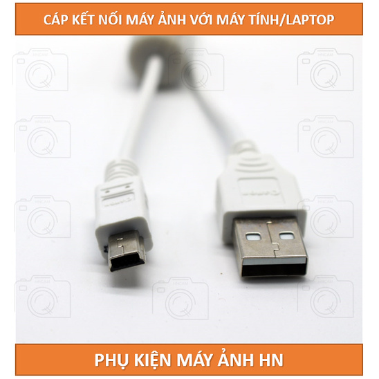 Cáp Mini/Micro Usb Canon/Sony/Nikon Dùng Để Kết Nối Máy Ảnh Với Máy Tính, Laptop