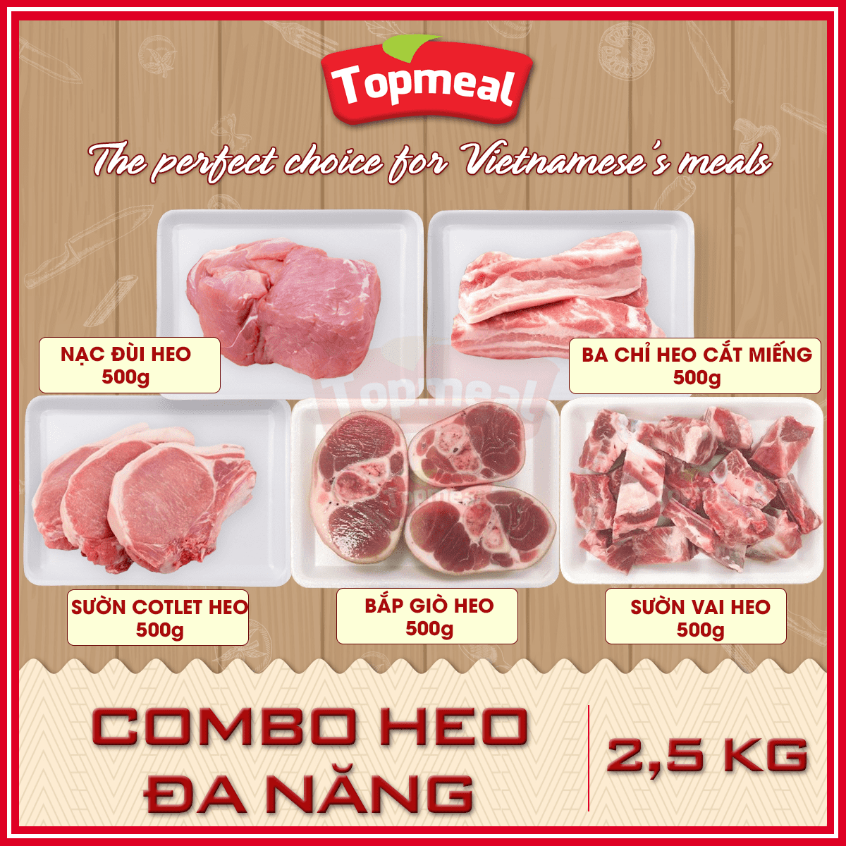 Hcm - combo heo đa năng giá tốt topmeal -
